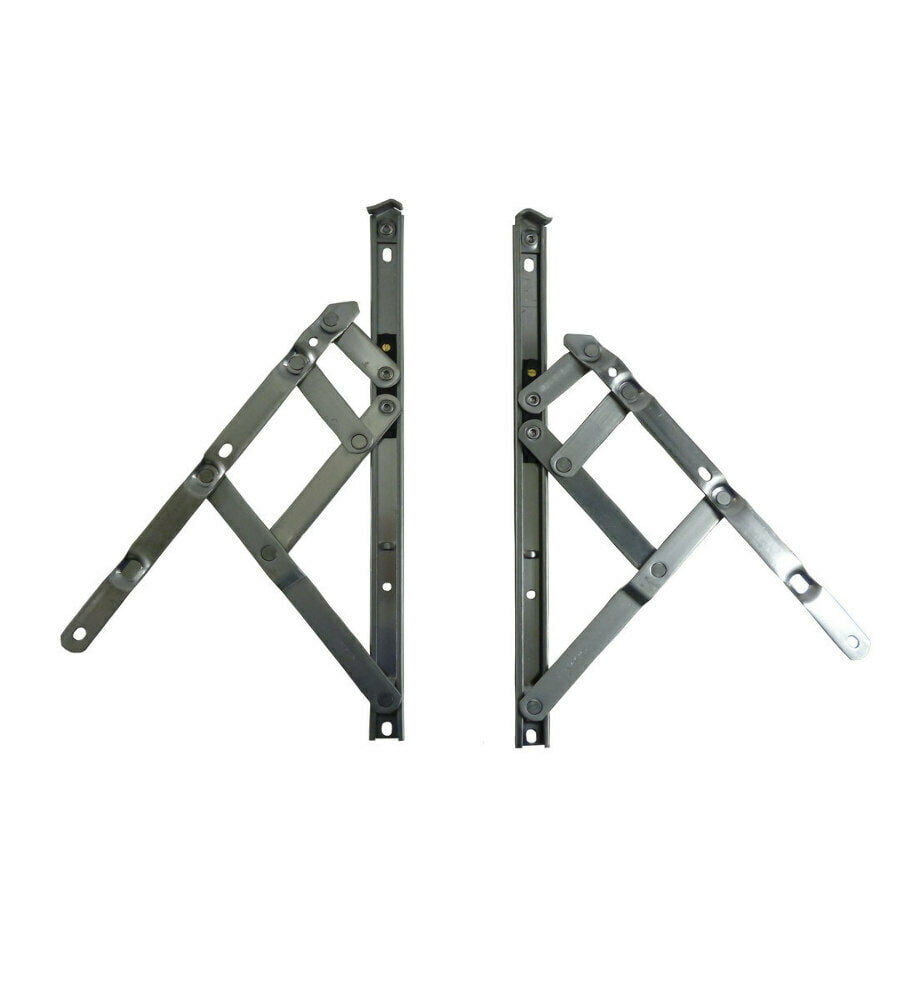 Nico side top hung window hinges 8 16 200 400mm 2 pack fix 46