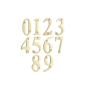 Mila Door Numerals 0-9 POLISHED GOLD
