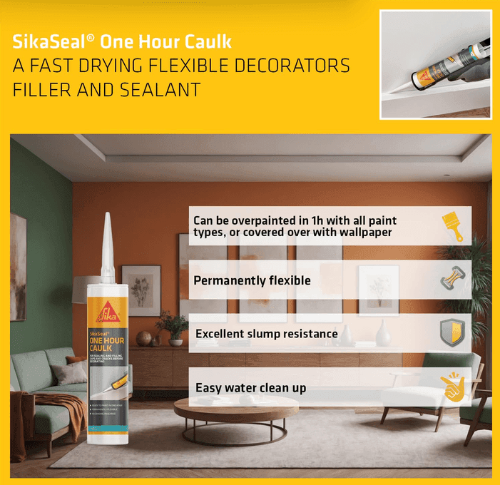 Sika One hour caulk 1