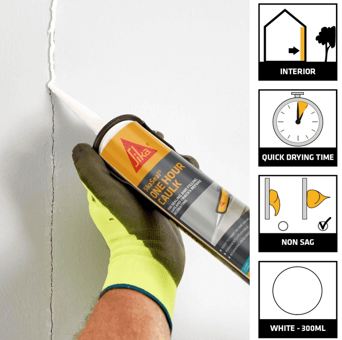 Sika One hour caulk