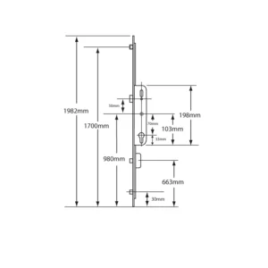 Ferco Munster Joinery latch size
