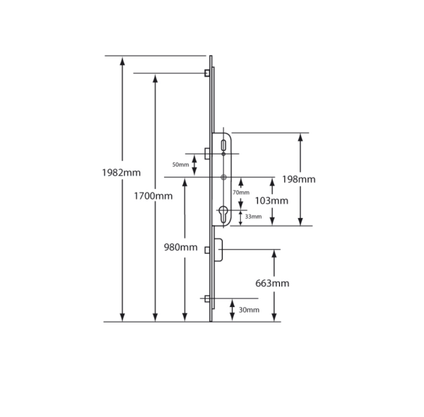Ferco Munster Joinery latch size