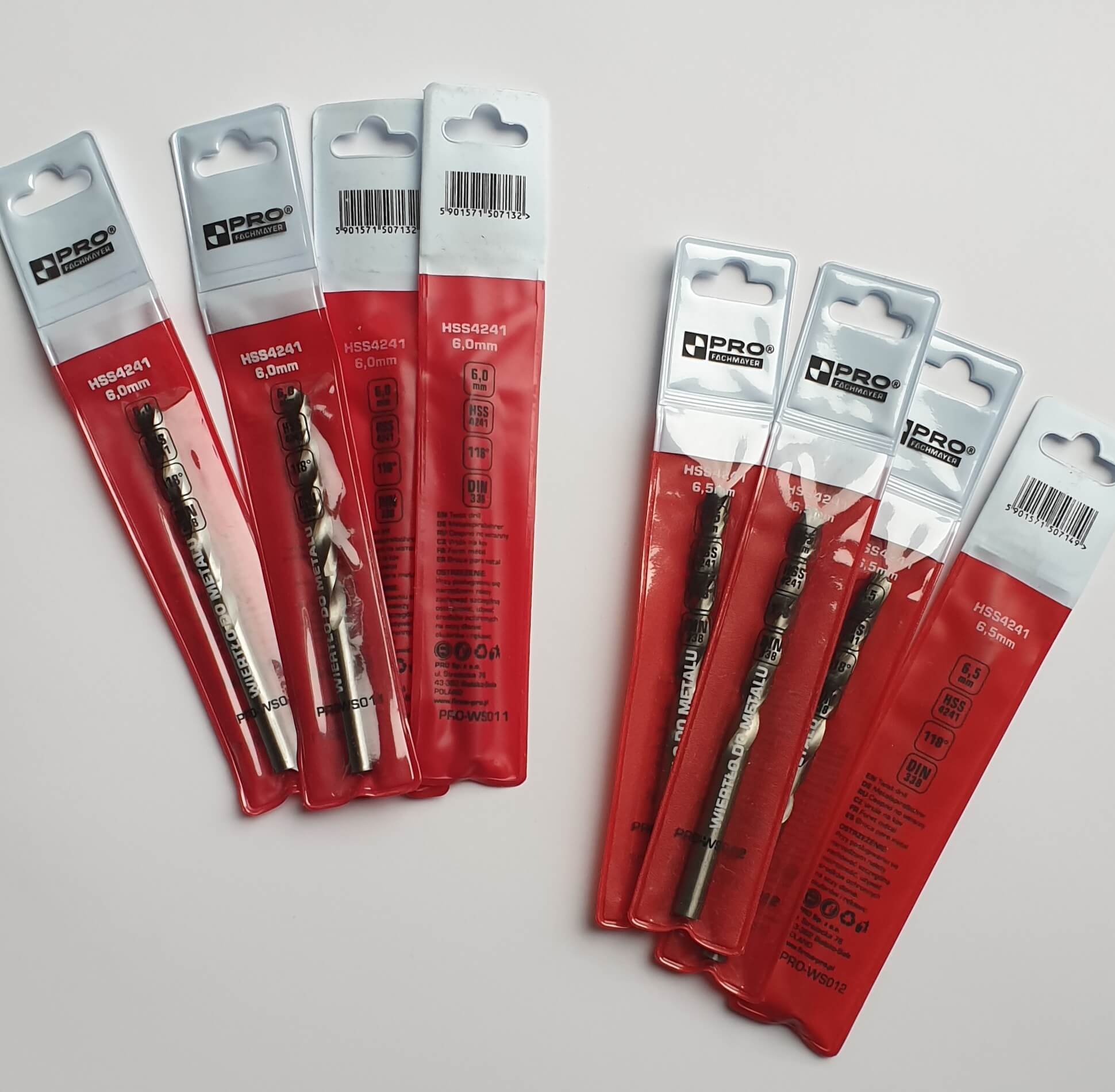 Drill Bits HSS 6mm 6.5mm PRO